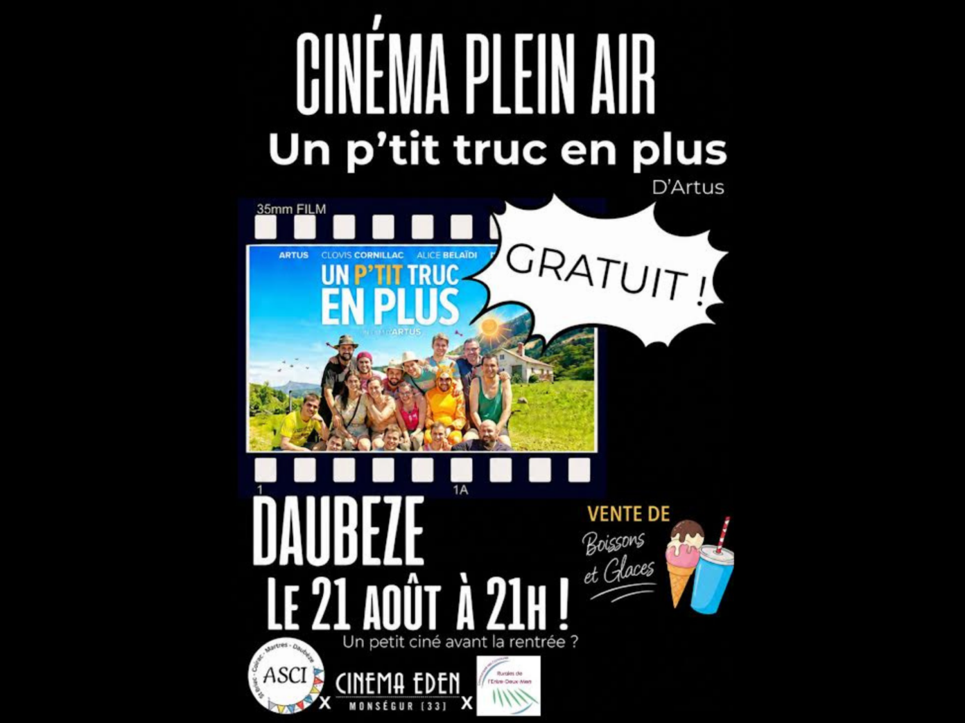 CINÉMA PLEIN AIR Daubèze