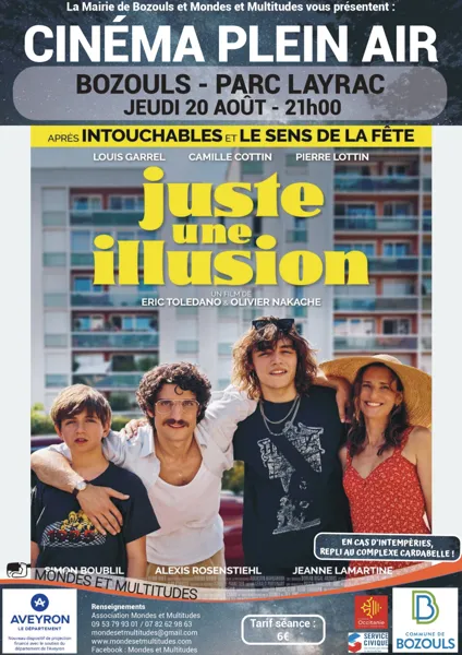 Cinéma plein air Juste une illusion Bozouls