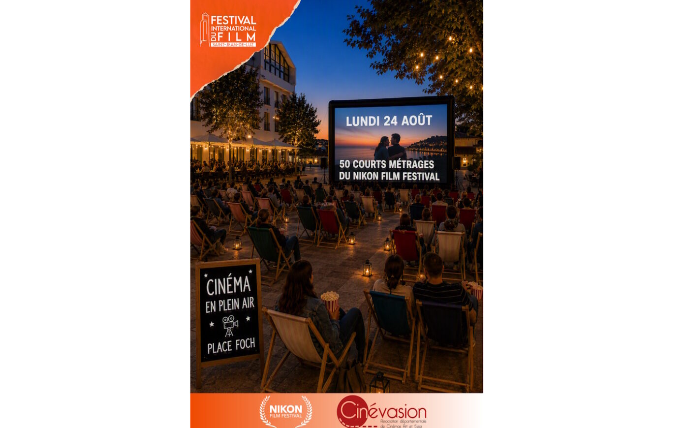 Cinéma plein air: Nikon film festival Place Foch Saint-Jean-de-Luz