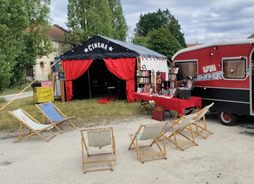 Cinéma voyageur La Vieille École Bourgougnague