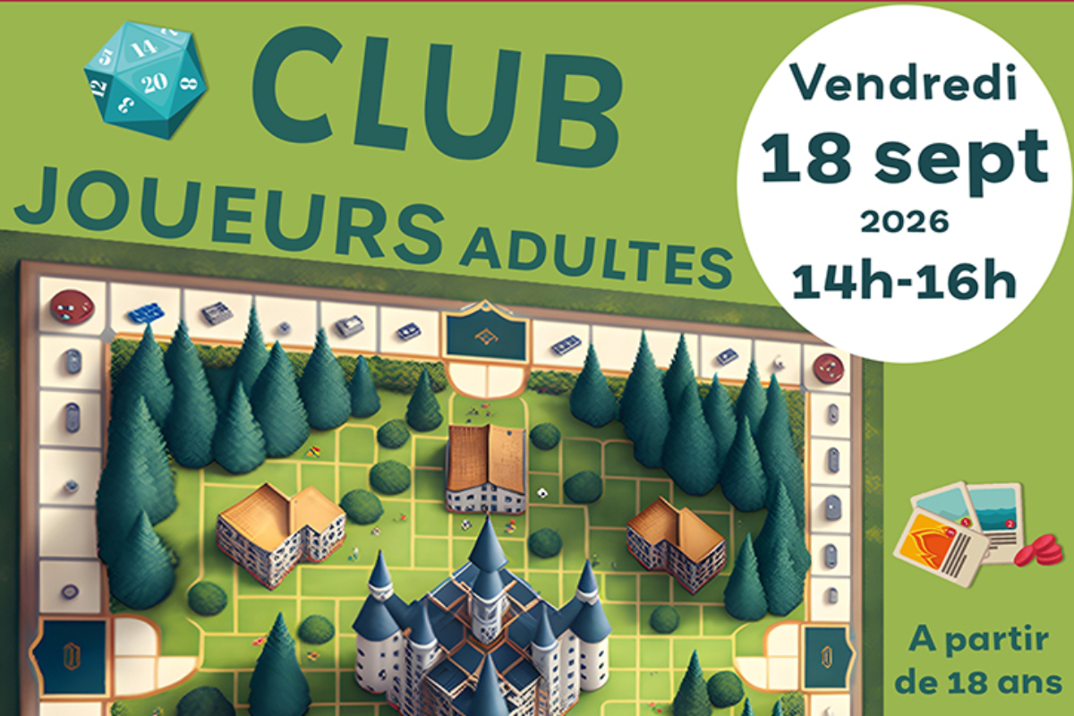 CLUB DES JOUEURS | Ludothèque de Bergerac Ludothèque Espace Bellegarde Bergerac 2026-09-18