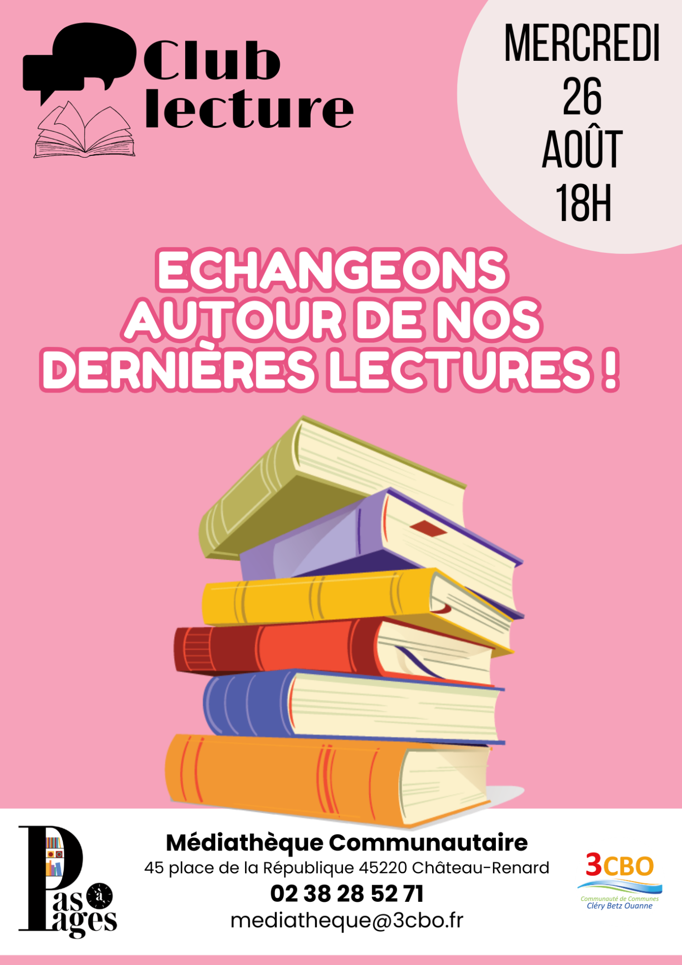 Club Lecture adulte Château-Renard