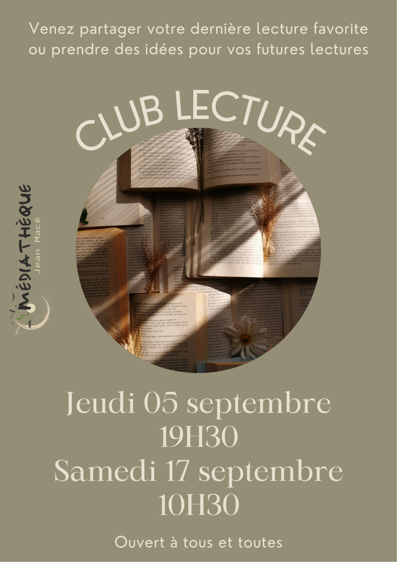 Club lecture Tocane-Saint-Apre