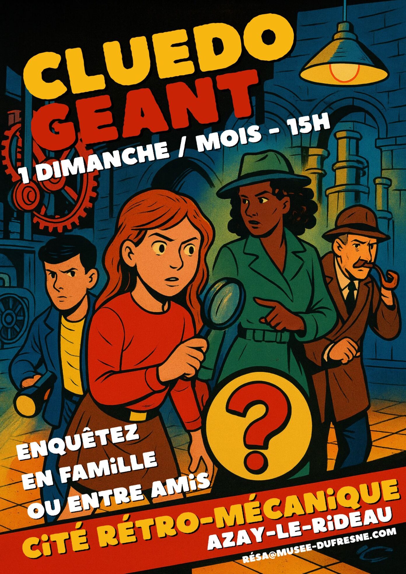 Cluedo Géant  Azay-le-Rideau