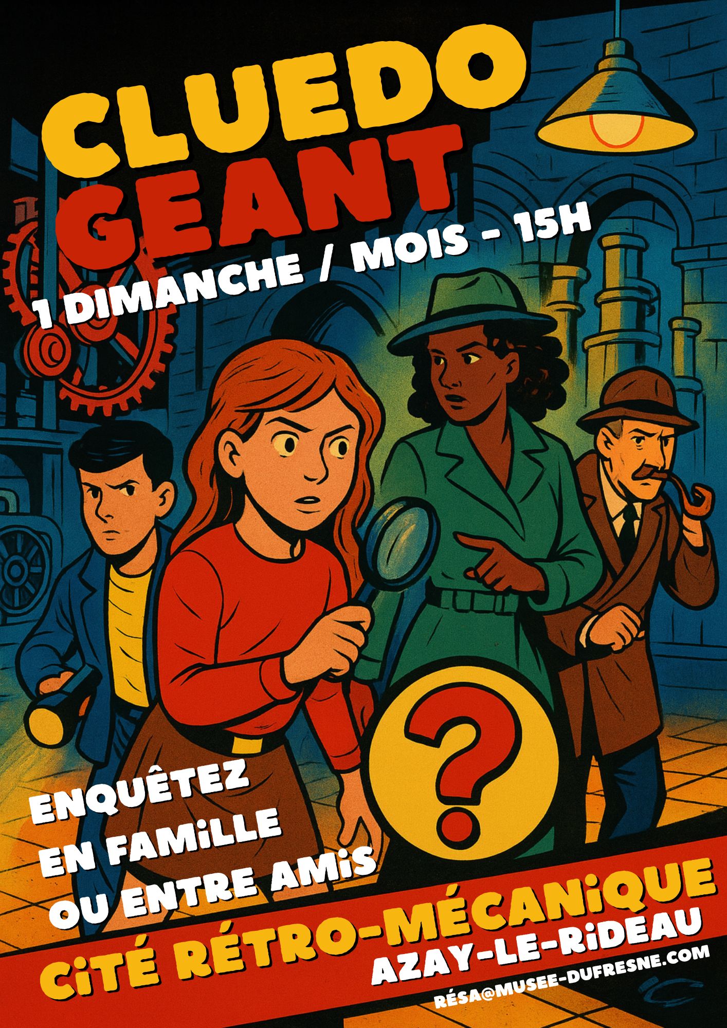 Cluedo Géant 17 Route de Marnay Azay-le-Rideau 2026-09-27