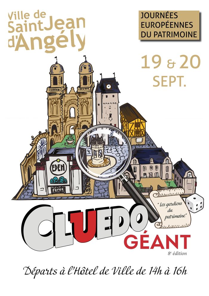 Cluedo Géant, Mairie de Saint-Jean-d’Angély, Saint-Jean-d’Angély