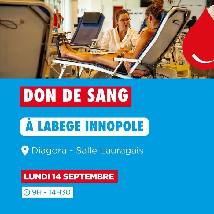 Collecte de sang, Espace Diagora, Labège