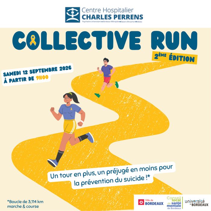 Collective Run – 2ème édition !, Centre Hospitalier Charles Perrens, Bordeaux