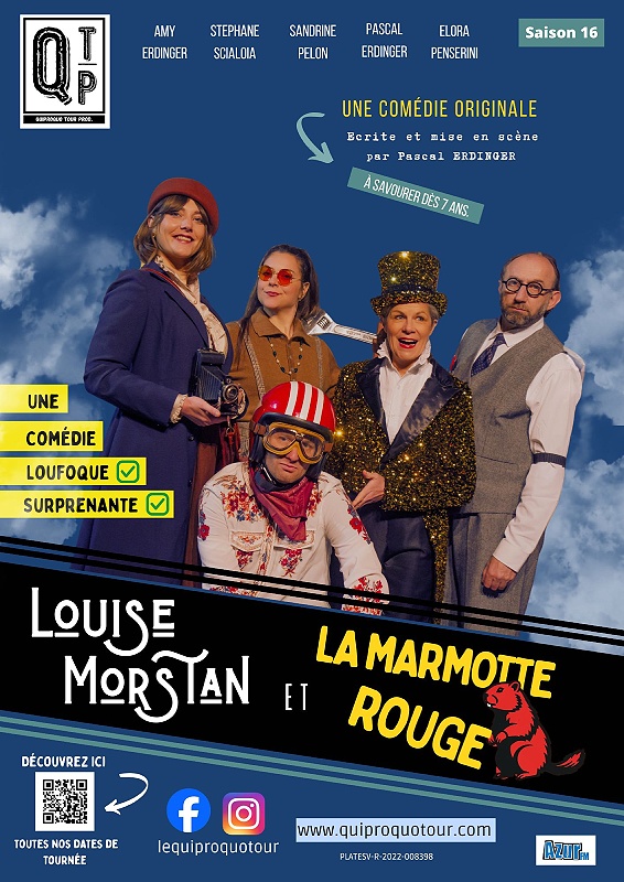 Comédie Louise Morstan La Marmotte rouge Langres