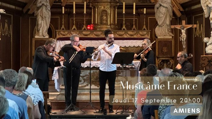 Concert à Amiens : Ravel, Debussy, Cantemir, Mozart, Vivaldi, Bach, Doppler, Piazzolla, Waxmann, Eglise St Leu, Amiens