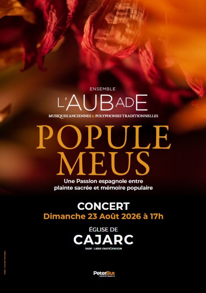 Concert à Cajarc Popule meus, quid feci tibi ? Cajarc