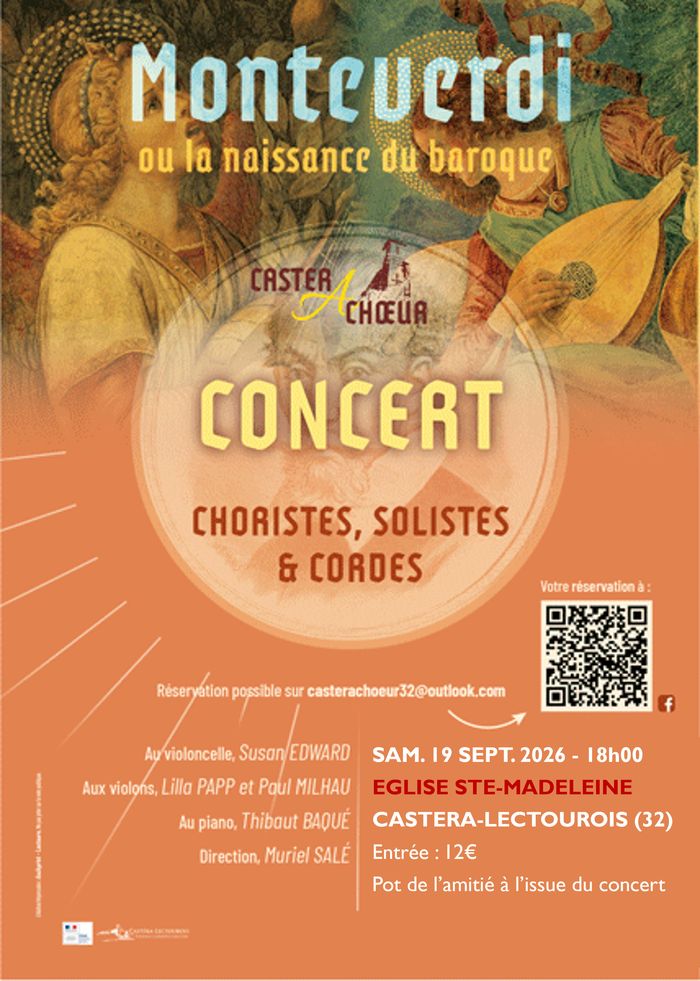 Concert à l’église Sainte-Madeleine, Église Sainte-Madeleine, Castéra-Lectourois