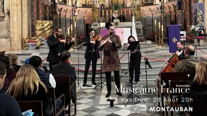 Concert à Montauban : Ravel, Debussy, Mozart, Vivaldi, Bach, Piazzolla, Cantemir, Doppler, Waxman Eglise Saint-Joseph Montech