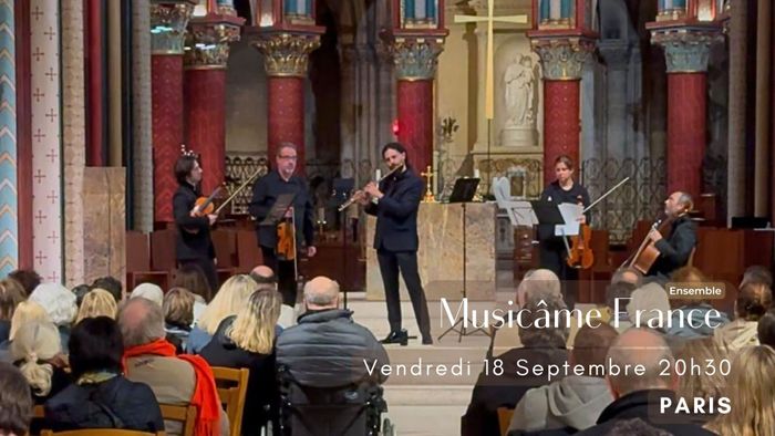 Concert à Paris: Ravel, Debussy, Cantemir, Mozart, Vivaldi, Bach, Doppler, Piazzolla, Waxmann, Abbaye Saint-Germain-des-Prés, Paris