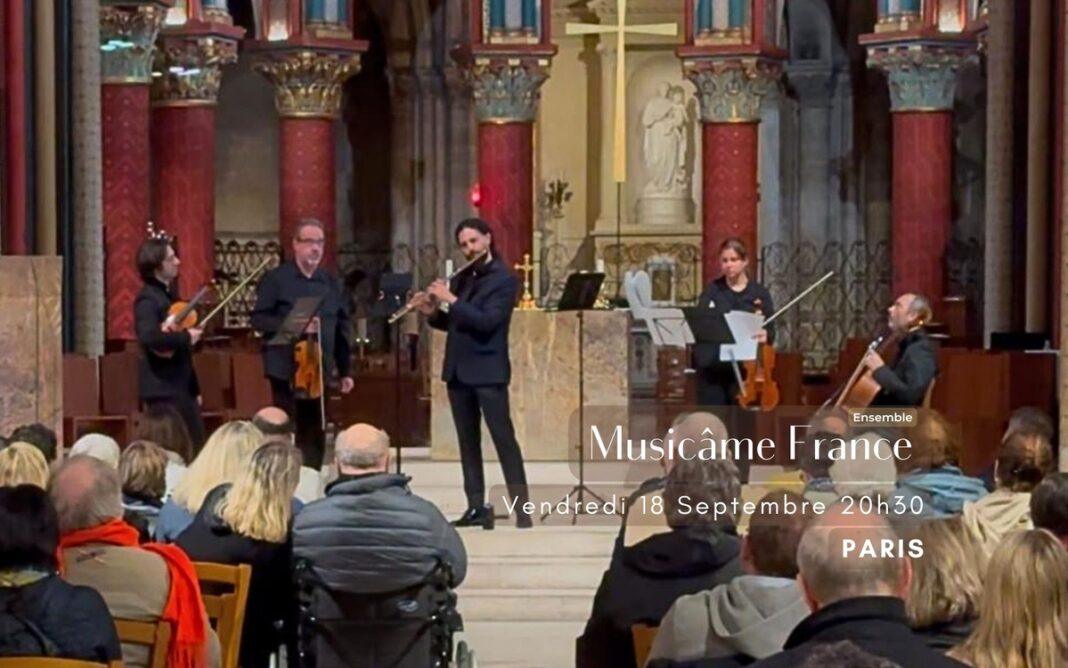 Concert à Paris: Ravel, Debussy, Cantemir, Mozart, Vivaldi, Bach, Doppler, Piazzolla, Waxmann Abbaye Saint-Germain des Près Paris