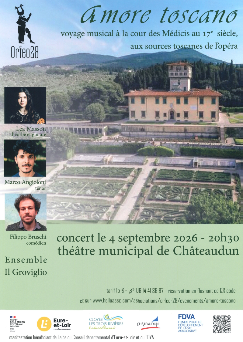 Concert Amore Toscano Châteaudun