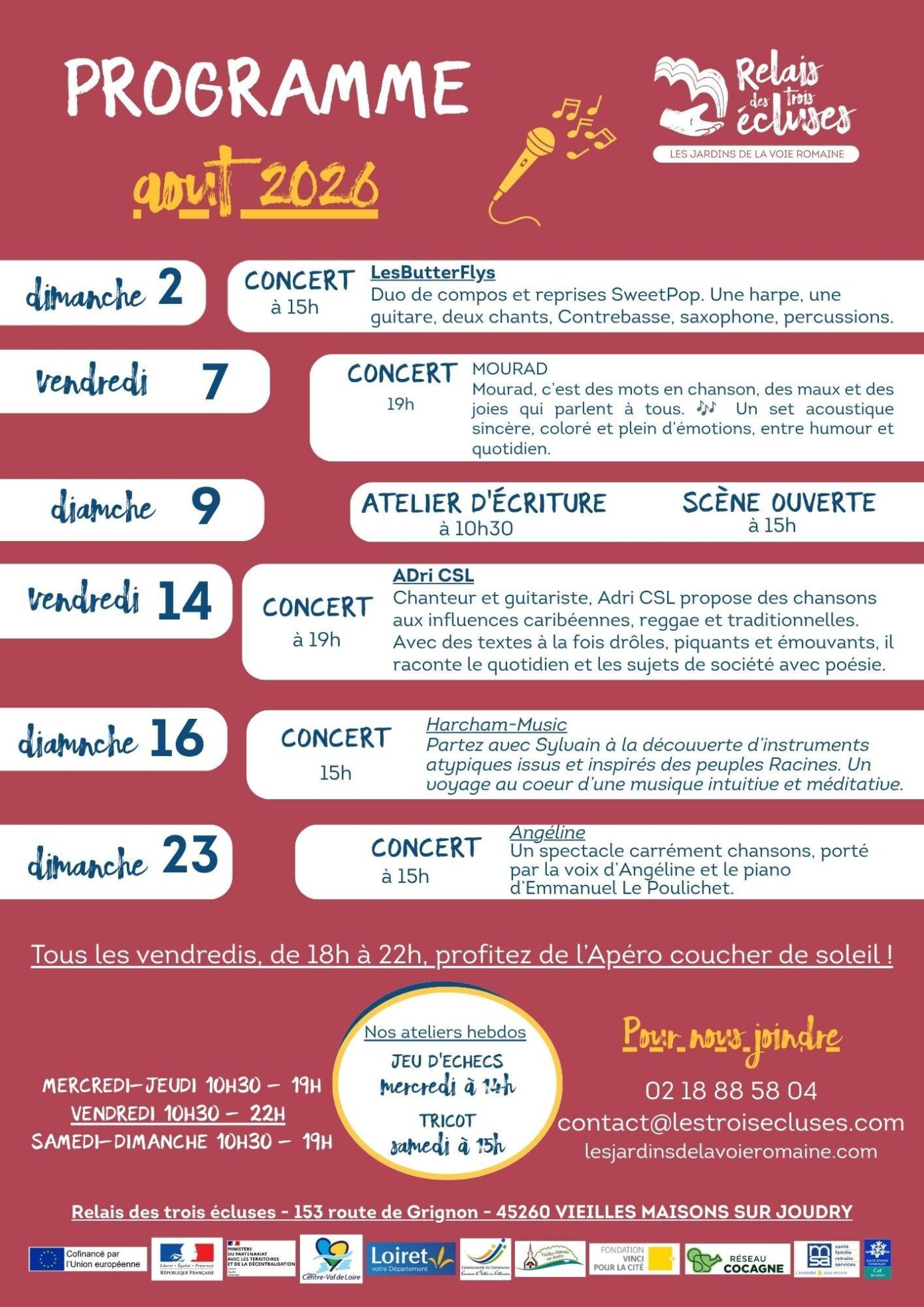 Concert Angéline Vieilles-Maisons-sur-Joudry