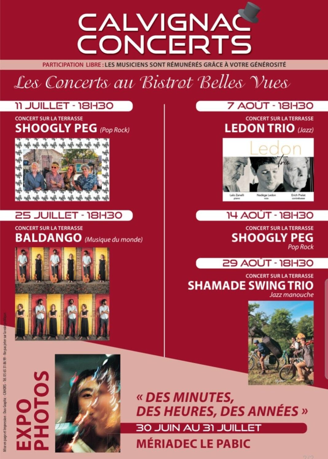Concert au Bistrot Belles Vues  Calvignac
