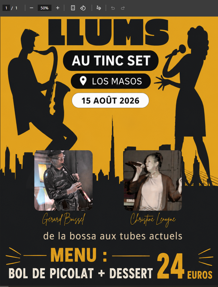 CONCERT AU TINC SET Los Masos