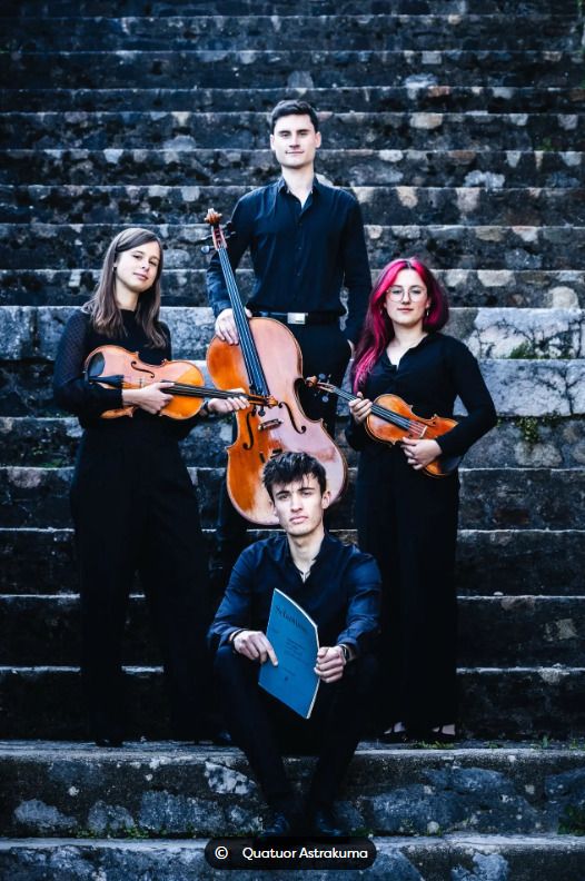 Concert avec le quator Astrakuma, Église Priorale de Conzieu, Conzieu