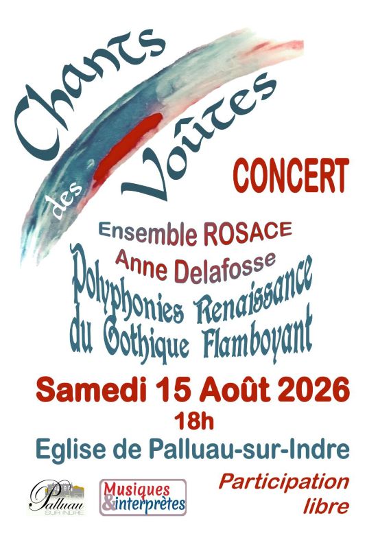 Concert Chants des Voûtes  Palluau-sur-Indre