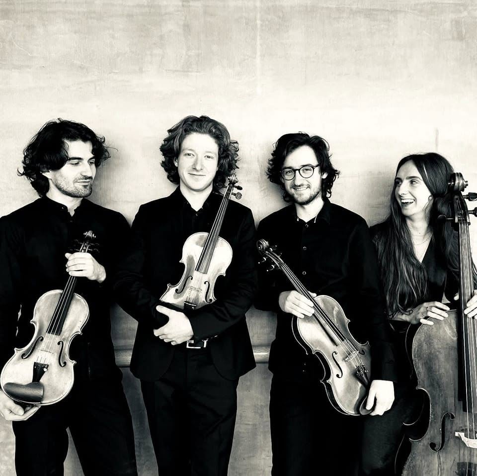 Concert connaissance des jeunes interprètes Quatuor Våren Salle des Consuls Monflanquin