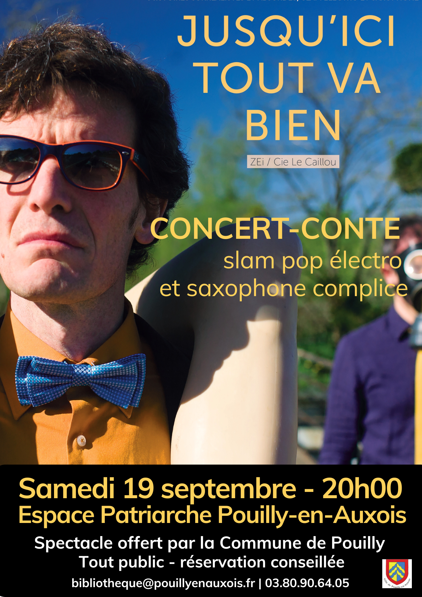 Concert conté Jusqu'ici tout va bien Espace Jean-Claude Patriarche Pouilly-en-Auxois 2026-09-19