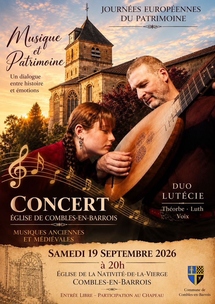 Concert dans le cadre de l’animation « Regards sur Combles-en-Barrois », Eglise de la Nativité de la Vierge, Combles-en-Barrois