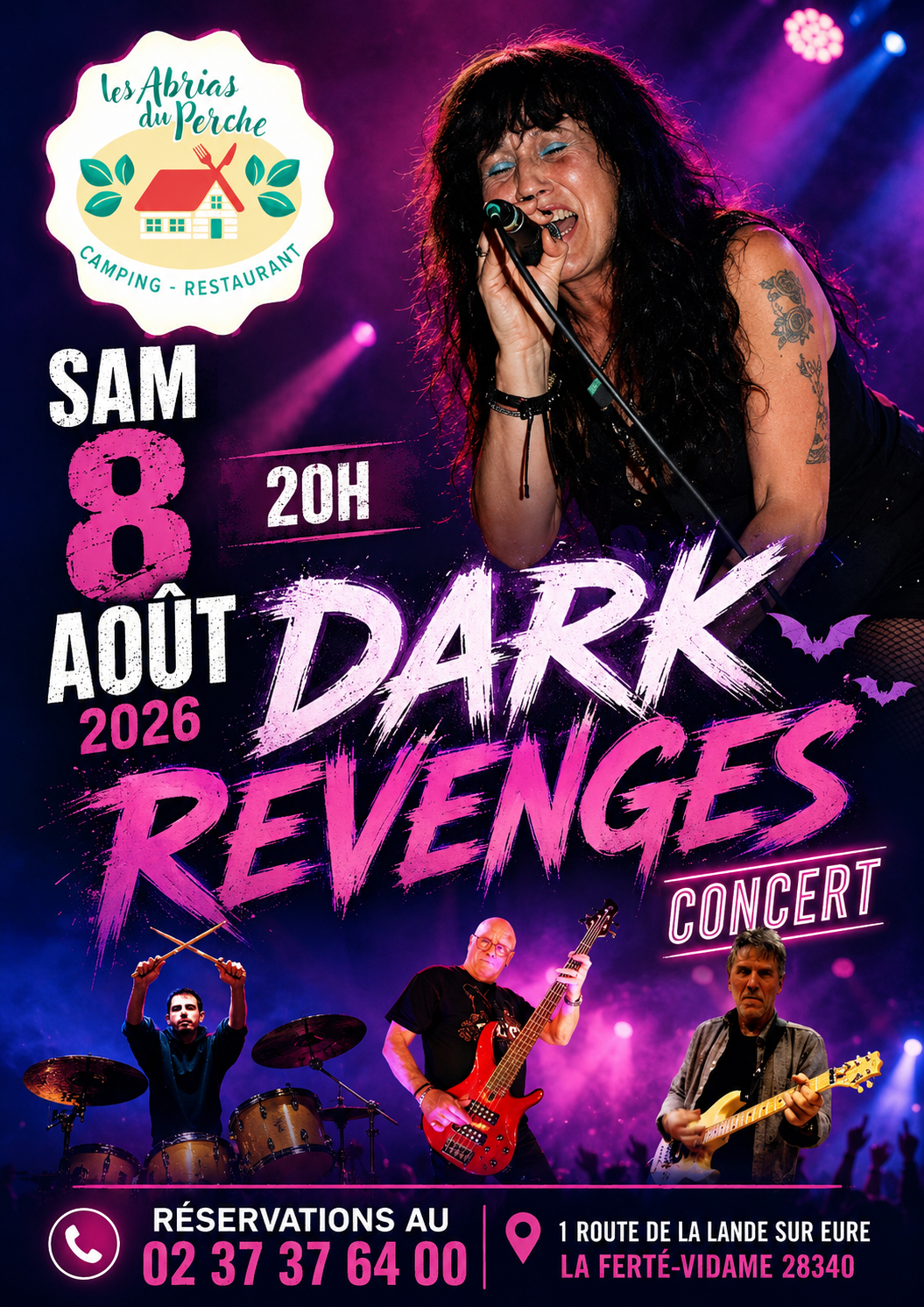 Concert Dark Revenges  La Ferté-Vidame
