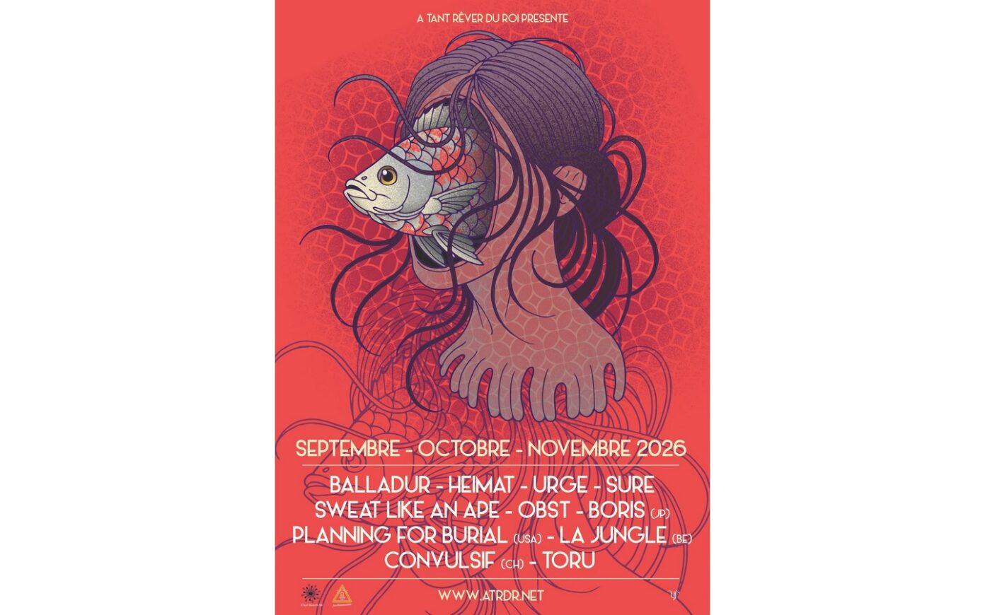 Concert de Boris (Japon) + Planning for Burial (USA) La Ferronnerie Jurançon
