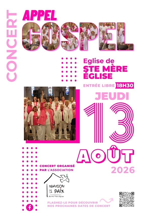 Concert de gospel  Sainte-Mère-Église