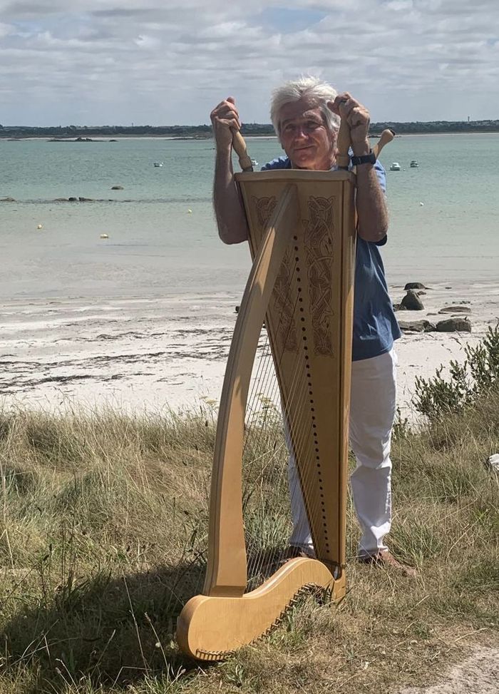 Concert de harpe celtique – Yvon Le Quellec, Médiathèque communautaire aux Mureaux, Les Mureaux