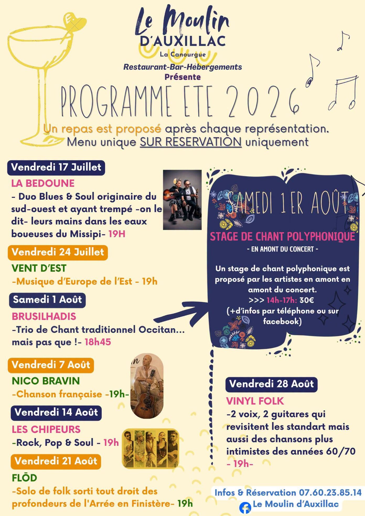 CONCERT DE NICO BRAVIN AU MOULIN Le Moulin d’Auxillac La Canourgue