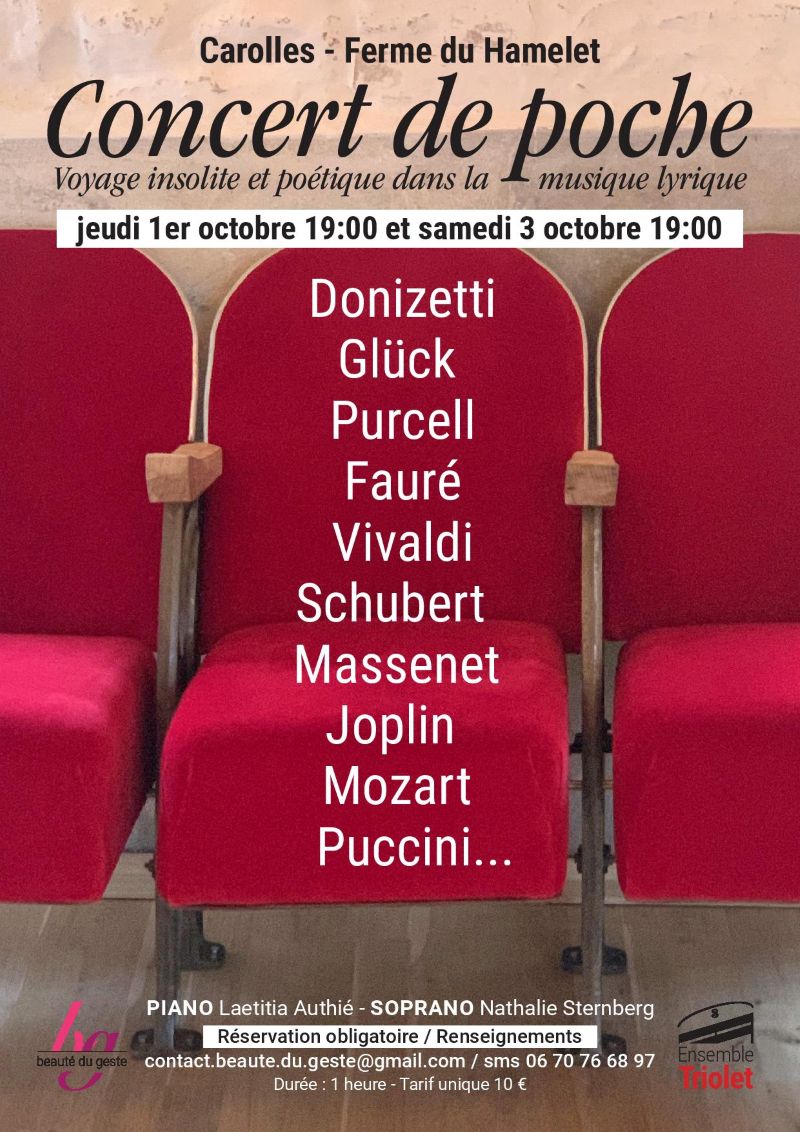 Concert de poche lyrique Carolles