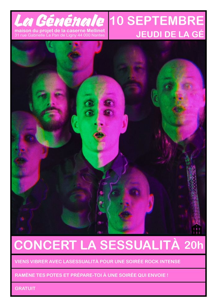 Concert de Sessualità à La Générale, La Générale, Caserne Mellinet, Nantes