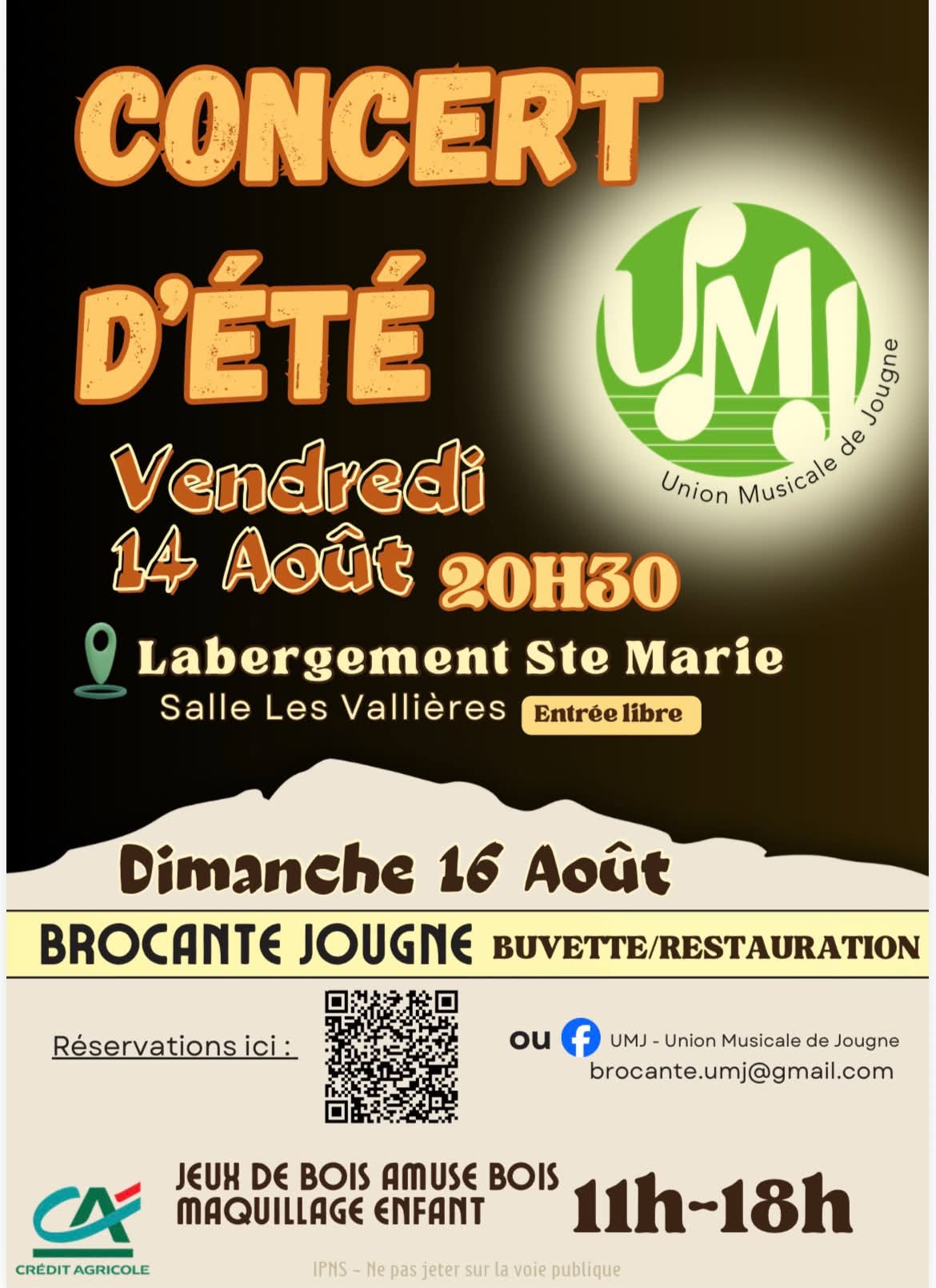 Concert d’été Rue du Lac Labergement-Sainte-Marie