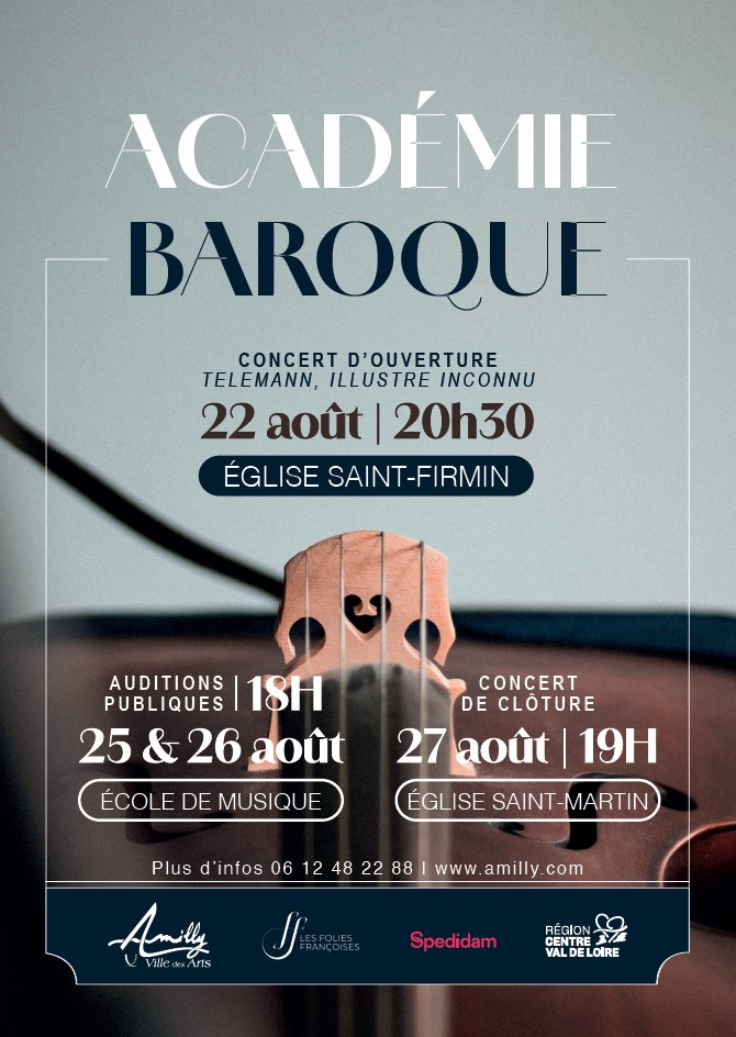 Concert d&rsquo;ouverture Académie Baroque  Amilly