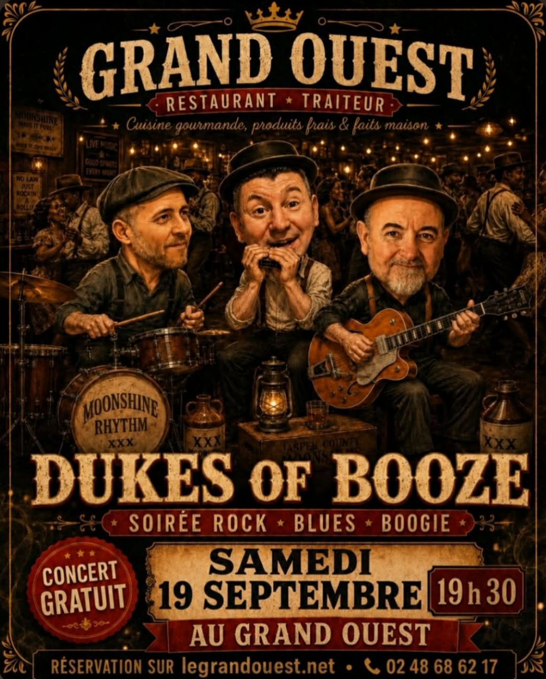 Concert Duke of Booze  Saint-Doulchard