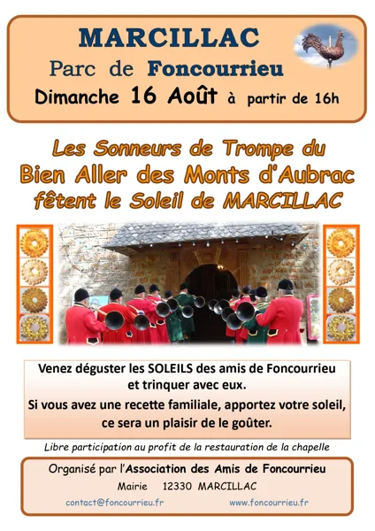 Concert et dégustation Parc de Foncourrieu Dimanche 16 août  Marcillac-Vallon