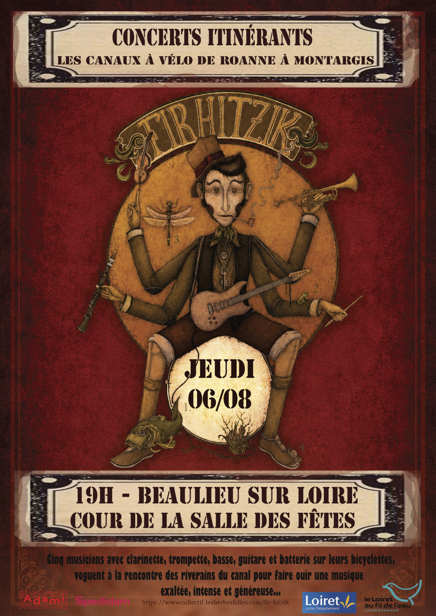 Concert Fir Hitzik Musiques du monde Beaulieu-sur-Loire