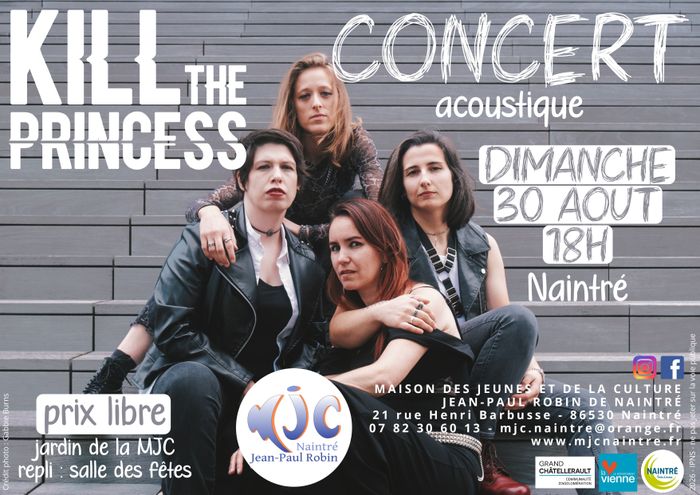 Concert Kill The Princess à la MJC MJC Jean-Paul Robin Naintré