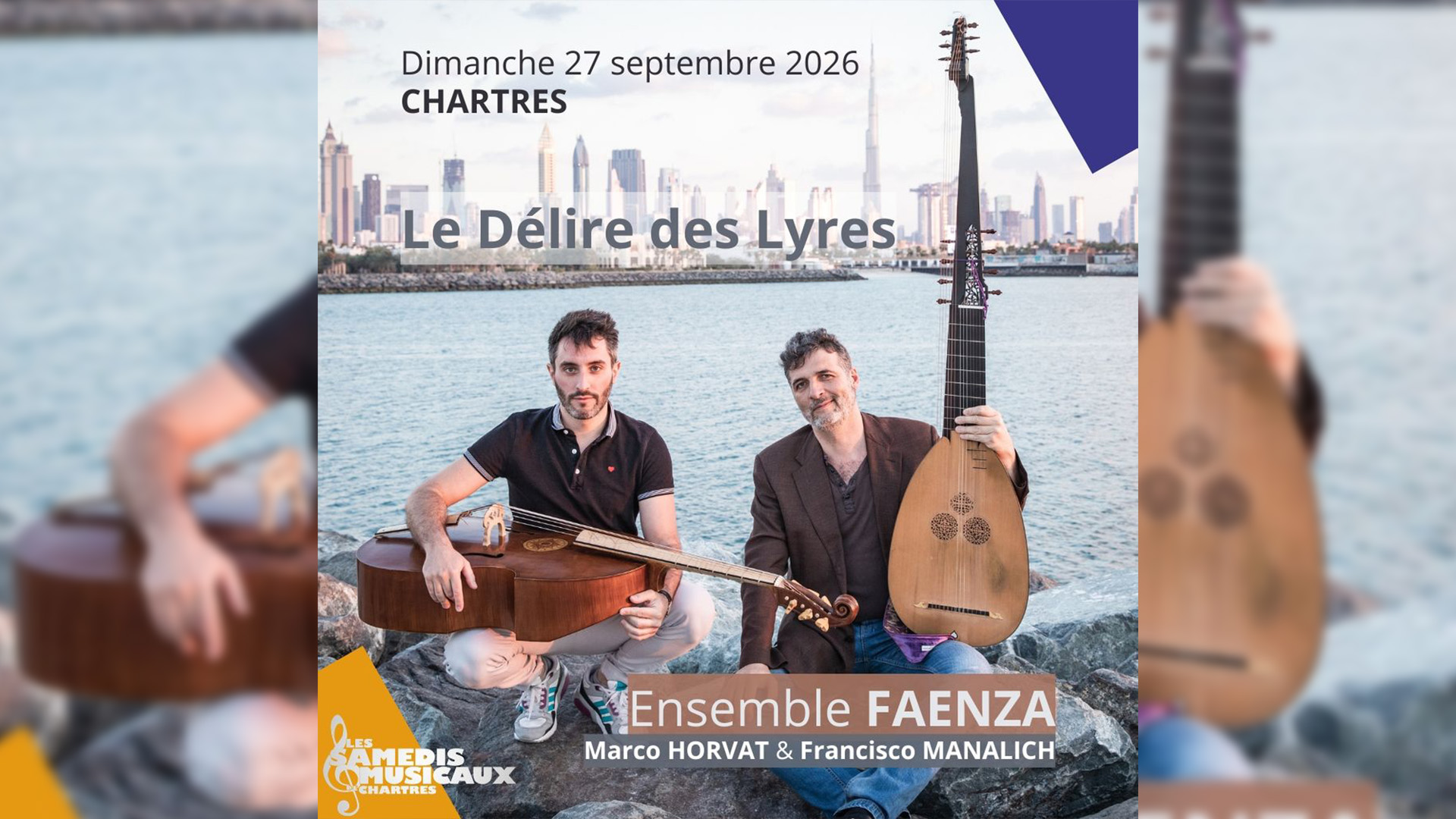 Concert Le Délire des Lyres 2 Rue Saint-André Chartres 2026-09-27