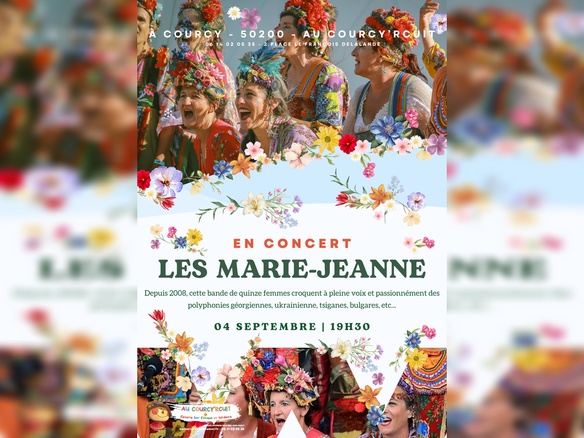 Concert Les Marie-Jeanne Au Courcy’rcuit Courcy