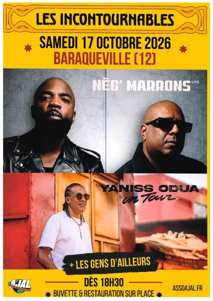 Concert Nèg Marrons Yaniss Odua Baraqueville