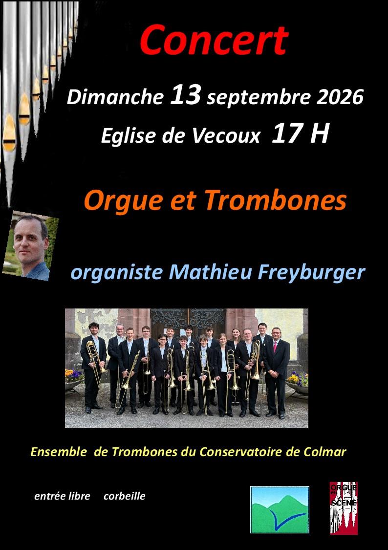 Concert Orgue et Trombones 7 Rue du Centre Vecoux 2026-09-13