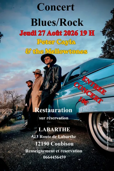 Concert Peter Cayla & Les Mellowtones à Labarthe Estaing