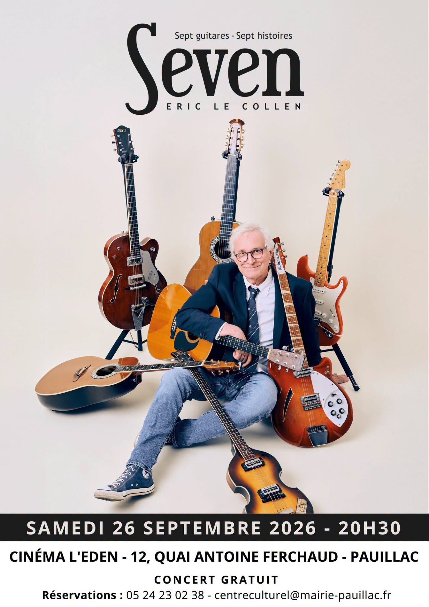 Concert Seven Cinéma l&rsquo;Eden Pauillac