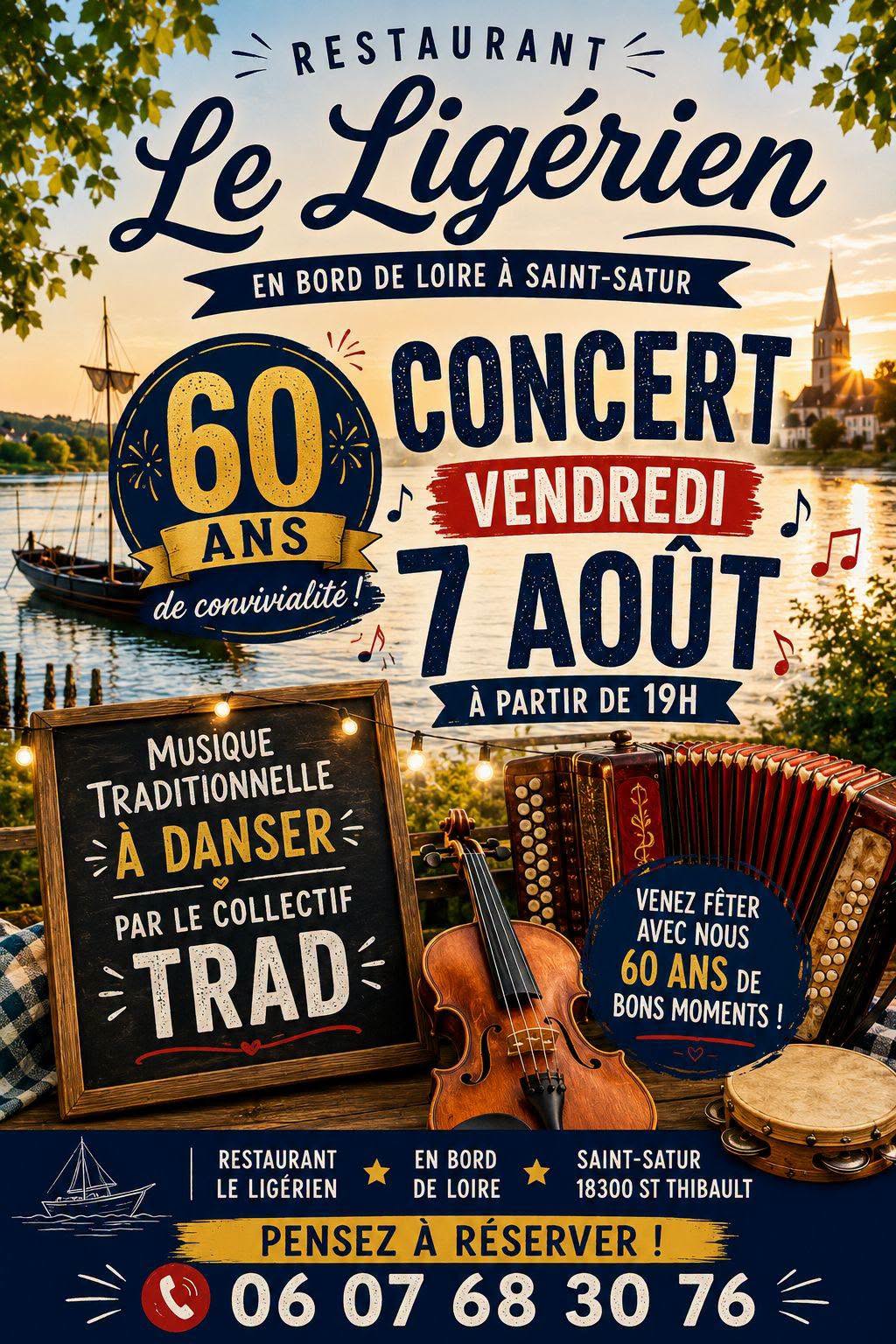 Concert trad à danser Saint-Satur