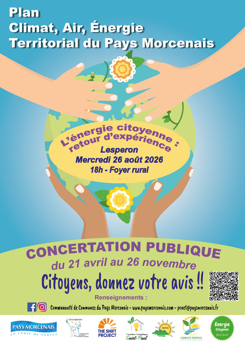 Concertation publique L’énergie citoyenne retour d’expérience Lesperon