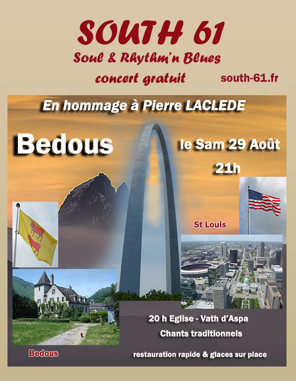 Concerts en hommage à Pierre Laclède  Bedous